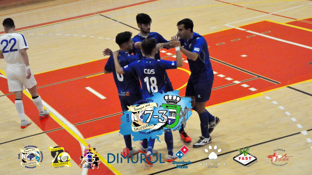 CDSalesianosCDS's tweet photo. ⚽️ Final del Partido
💪 Primera Victoria del Filial en #3División
💙 #CDSTenerife (7-3) #RondaSport
👉 #DeporteSeguro #VamosCDSTenerife #DeporteResponsable #FútbolSala #Tenerife #DeportesOrotava #DeporteTenerife https://t.co/cfvP8GW1Sg