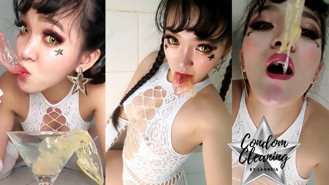 CONDOM CLEANING by LAGNEIA What to do when alone on a friday evening? Condom Cleaning anyone? Want to<a href="/tag/feedmyfans"class="tags"><span>#feedmyfans</span></a>