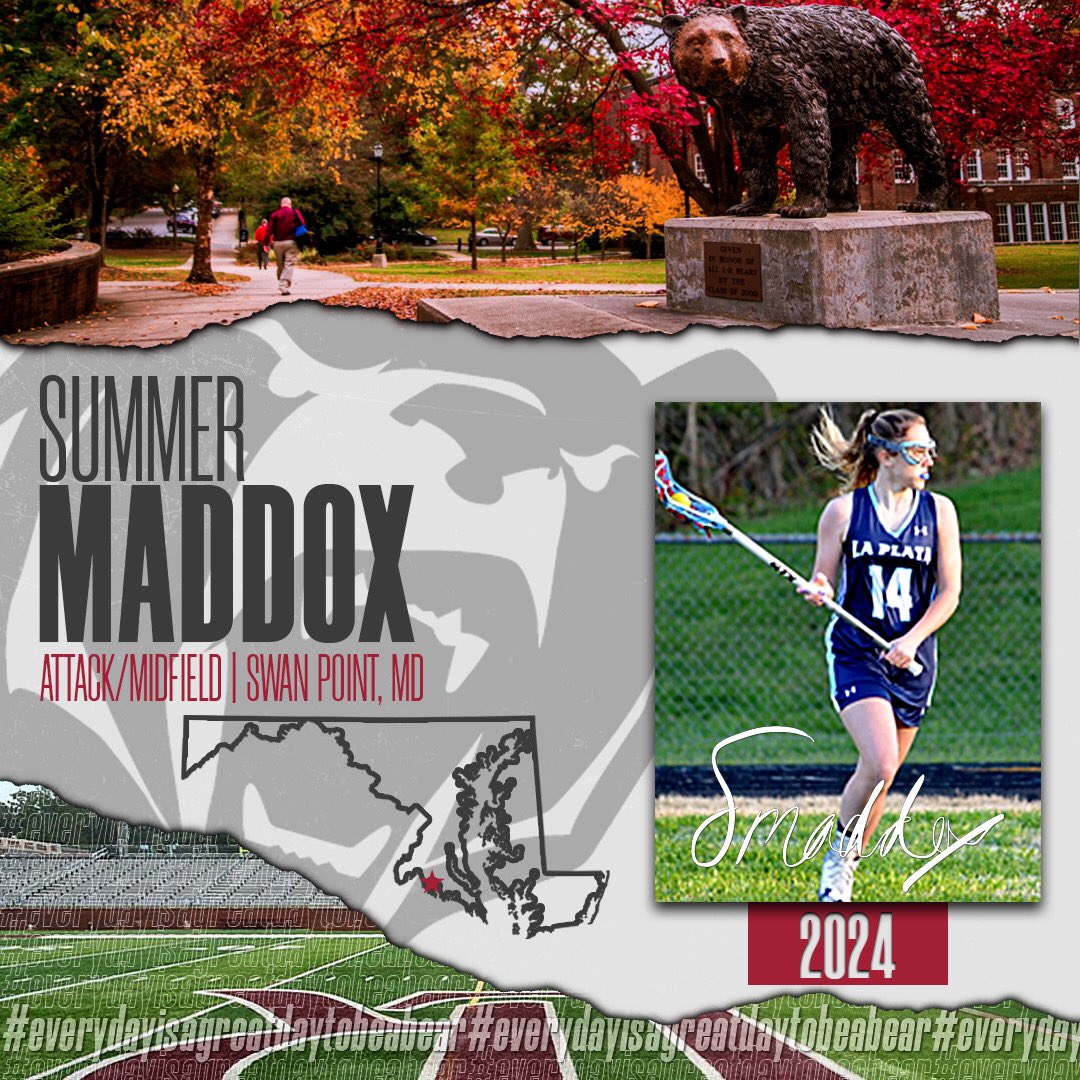 LRUwlacrosse's tweet photo. Hey Bear fans! We are excited to remind you that it’s Freshman Friday! Make sure you swipe 👉🏼 to 👀 this weeks newcomer that will be rocking #21 for the BEARS this season! 
#freshmanfriday #funfactfriday #bearcubs #everydayisagreatdaytobeabear https://t.co/SgWr3UyKfx
