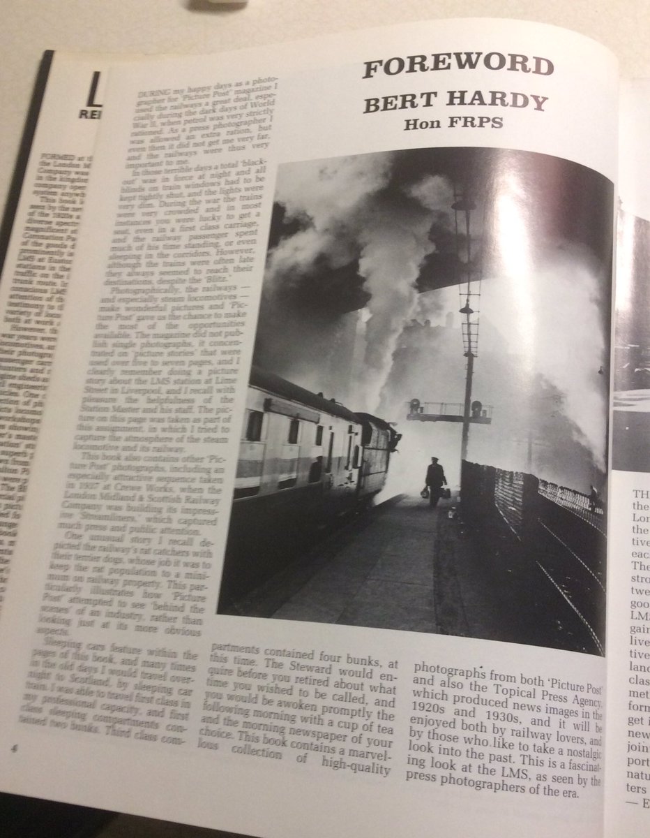 1/ Yes, I was thrilled when Bert agreed to write this Foreword for this book I did in 1986. It was one of a set of four I produced for the then BBC Hulton Picture Library, which became Hulton-Deutsch and is now Getty Images. The librarian was a chap called Bob Bright and he knew  https://twitter.com/yourwullie/status/1324844308021846021