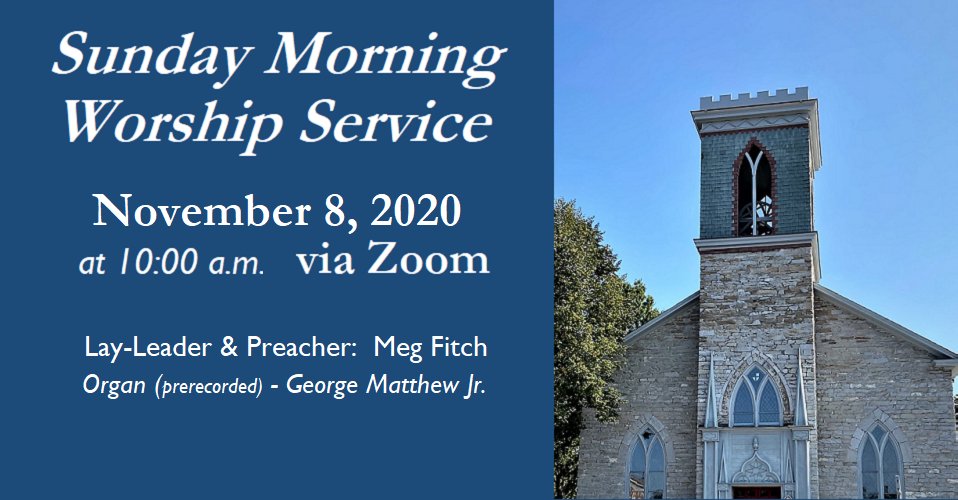Please join us on Zoom for Morning Worship this Sunday, November 8, 2020 at 10:00 a.m. with Lay Leader &amp; Preacher:  Meg Fitch and pre-recorded Prelude &amp; Postlude by our Organist:  George Matthew Jr.  Bulletin and login info at ststephensmidd.org/all.../worship…