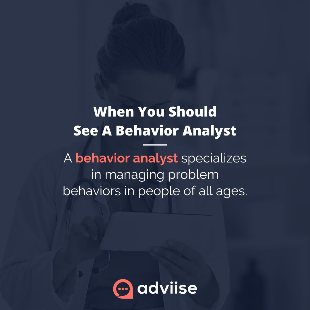 AdviiseMe's tweet photo. If your primary care doctor, teacher, or therapist suspects that you have a behavioral disorder, he or she may refer you to a behavior analyst for specialized treatment. 👨🏻‍⚕️ 

#doctor #doctors #wellness #doctorlife #health #findyourdoctor #mentalhealth #doctorsoffice #nurse https://t.co/3lEiSIMoNg
