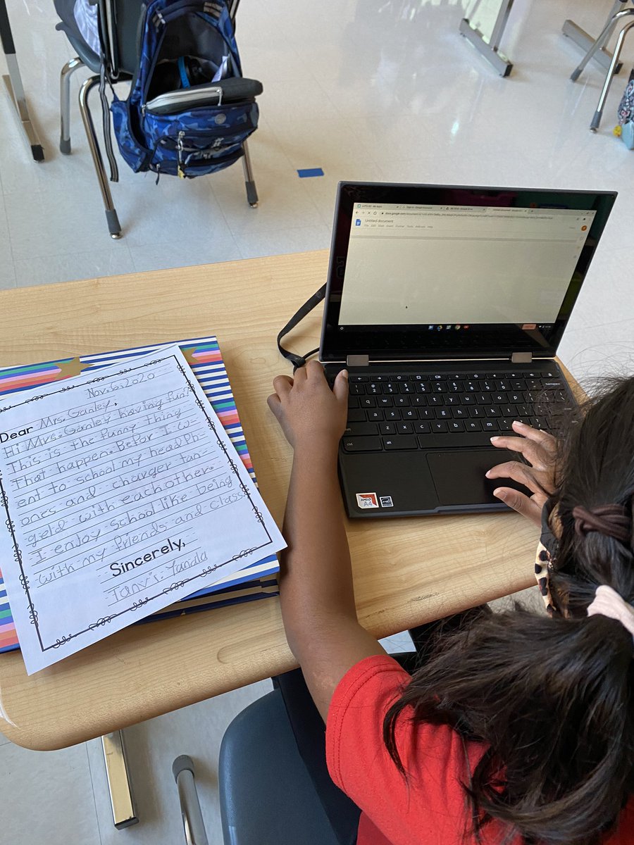 nmcadamsLCPS's tweet photo. Rough drafts done ☑️ time to type them 👩🏽‍💻💻#2ndgradewriters https://t.co/PGjXvV6PDO
