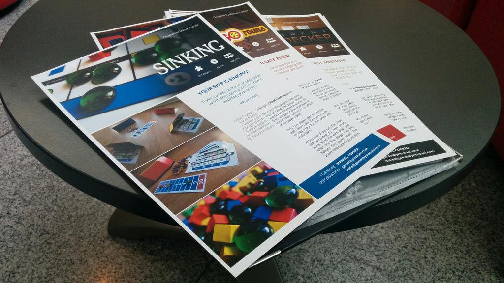 At this point I had a few games I could pitch on the same trip. At last, a good reason to go to Essen Spiel but I had to make it count.I booked 14 meetings for Spiel 2015. Thank you  @doodlio_studio for making these sellsheets!