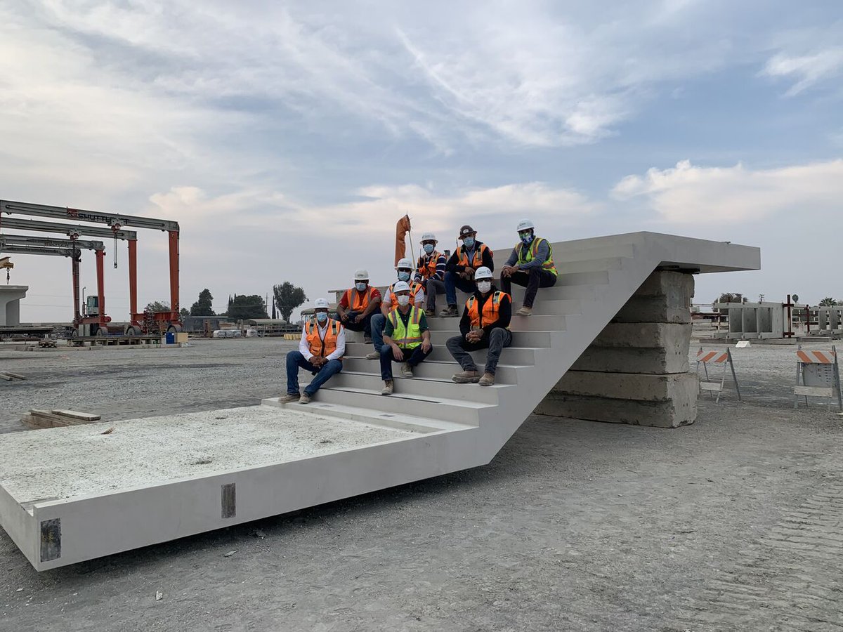 pankowbuilders's tweet photo. Congratulations to the MidState crew producing the first stair tower for the ConRac/LAX project.
#MidStatePrecast #MSP #Pankowcompanies https://t.co/VuZStK1wEE