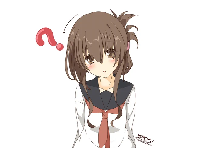 唐突な艦これ落書きシリーズVol.145
「なのです?」 