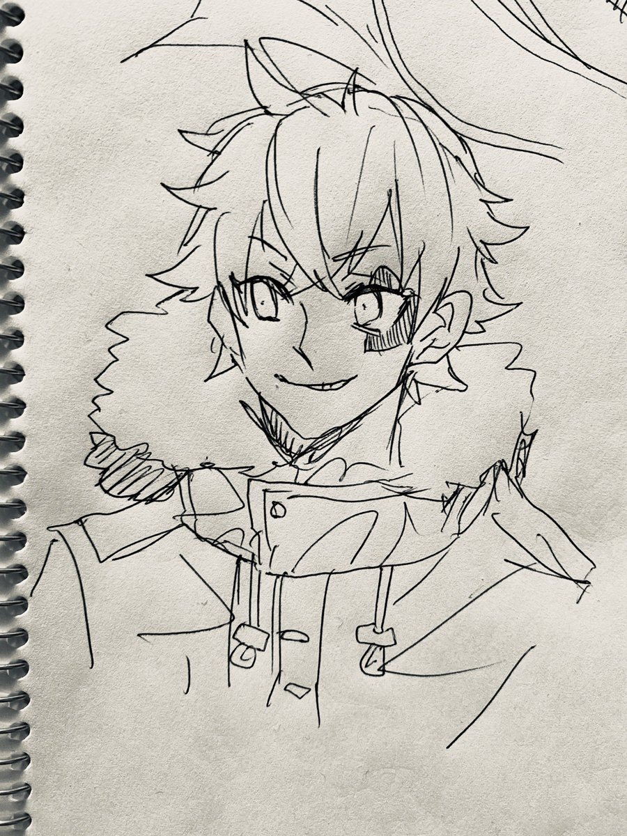 朝の一発描き
モッズコート似合うッポラ 