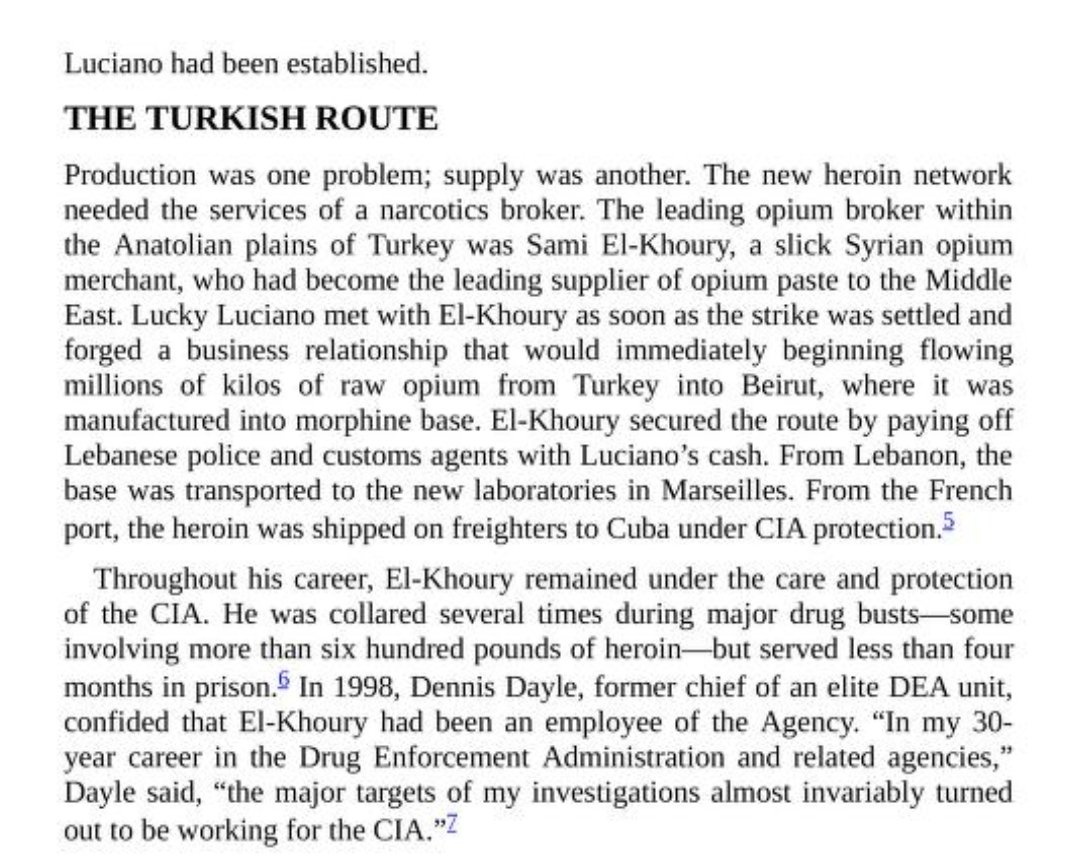 The mob was great for strikebreaking, especially in the shipping industry, which needed to run without interruption in order to efficiently move heroin around: