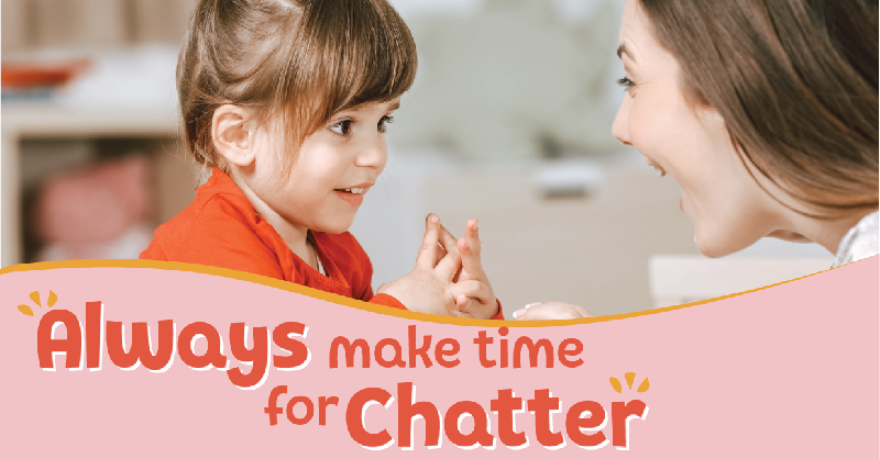 MOEducation's tweet photo. Kids often have a lot to say – and talking with your child is so important. The more words and conversations you share together, the better prepared your child will be to learn! https://t.co/I5YbbSog2J