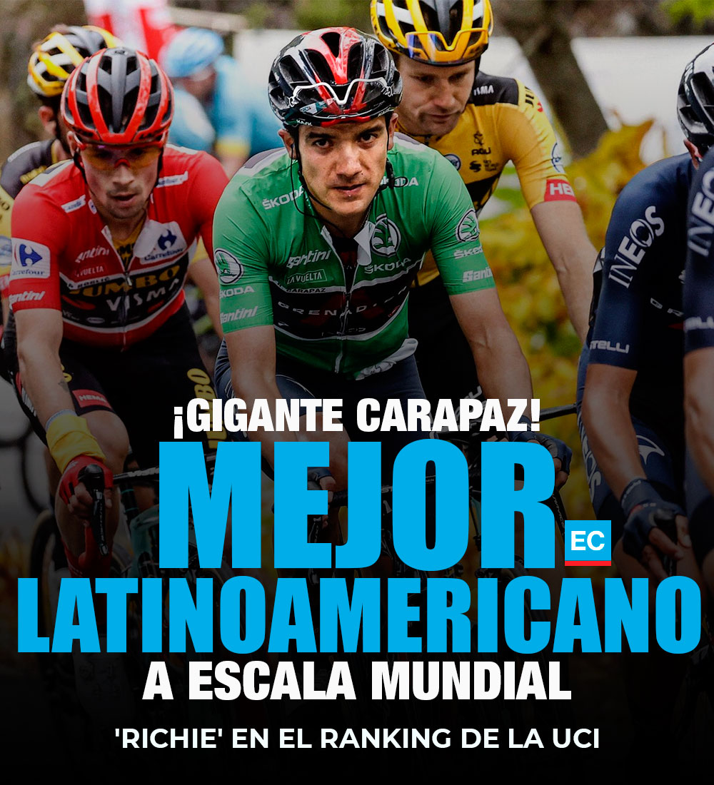 #GiganteRichie 🙌🏻 🇪🇨 | El ecuatoriano Richard Carapaz es el latinoamericano mejor ubicado en el ránking de la Unión Ciclística Internacional (UCI) 🚴🚂 » bit.ly/2IfCzTB