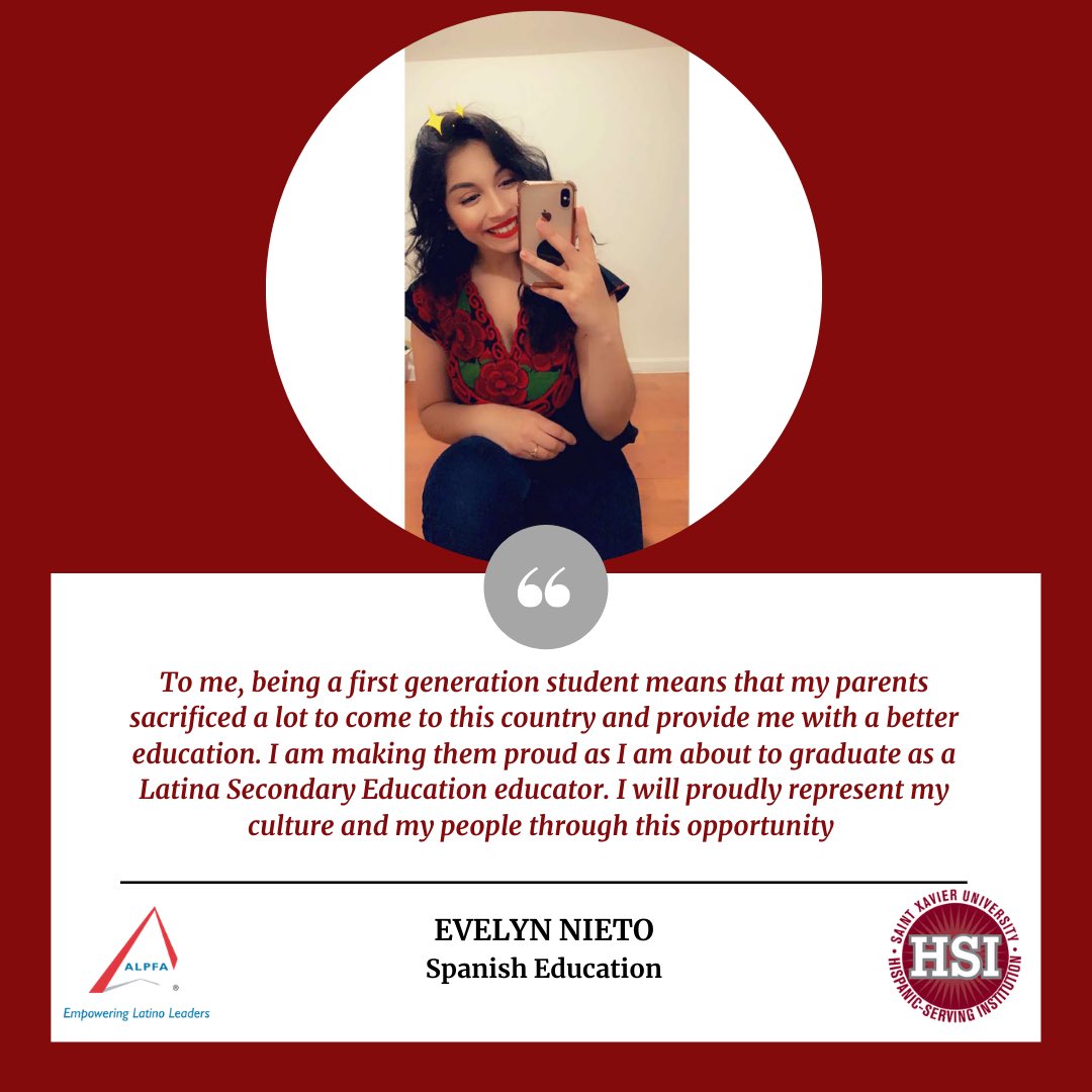 AlpfaSxu's tweet photo. November 8, 2020 is First Generation Student Celebration day! Take this weekend to celebrate and congratulate any first gen students you know! We celebrate all the hard work that students have done to accomplish their goals. Here are some of our SXU students 🎓✨ 🐾  #SomosSxu https://t.co/ZY6OONFoQc