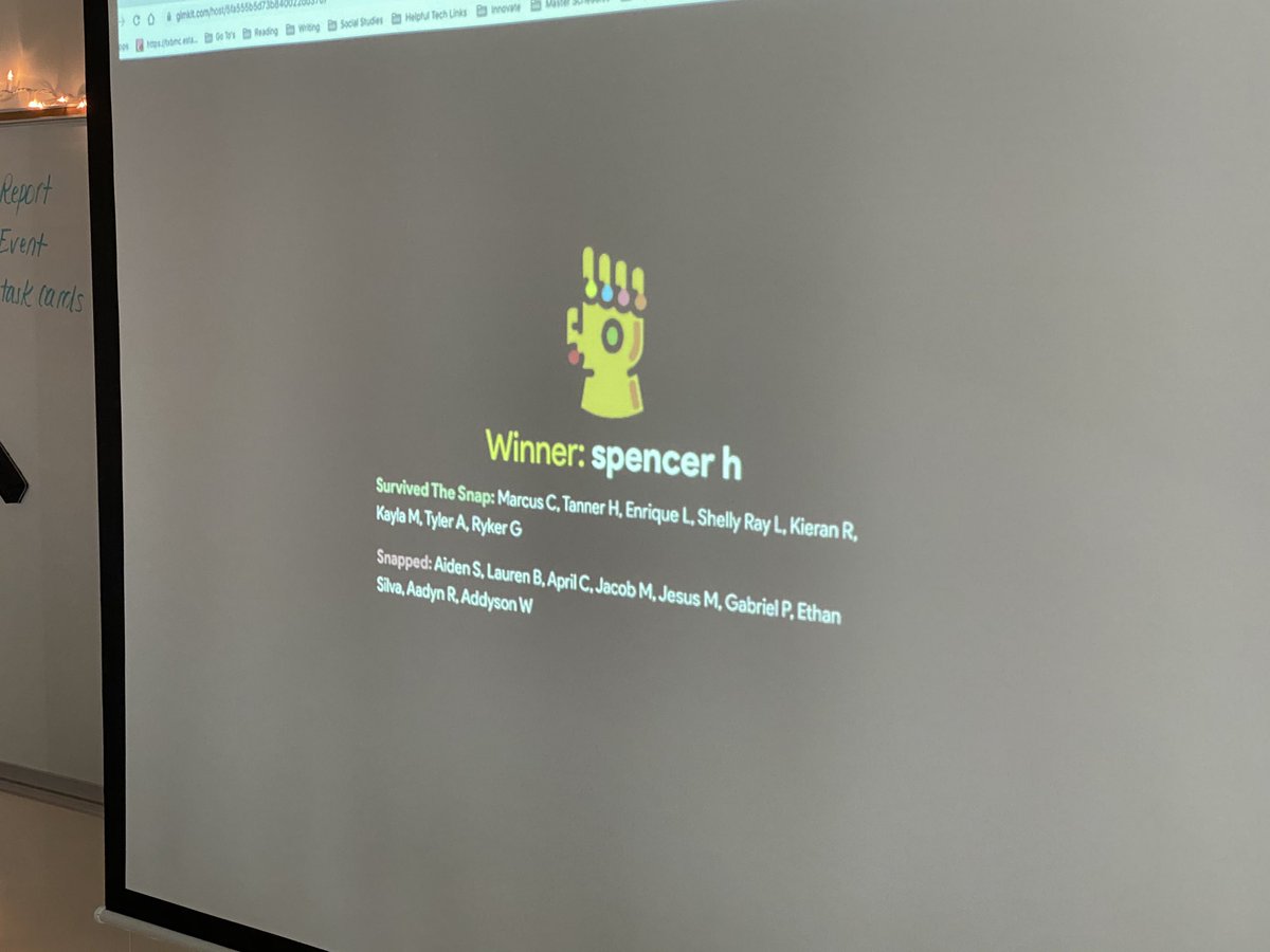 Mr_SilvaLining's tweet photo. Loved seeing my Ss faces experiencing the perfection that is @gimkit’s Infinity Mode for the first time. 
They. Went. Bananas. 
#LoveAtFirstSnap https://t.co/KCySEa4aC1