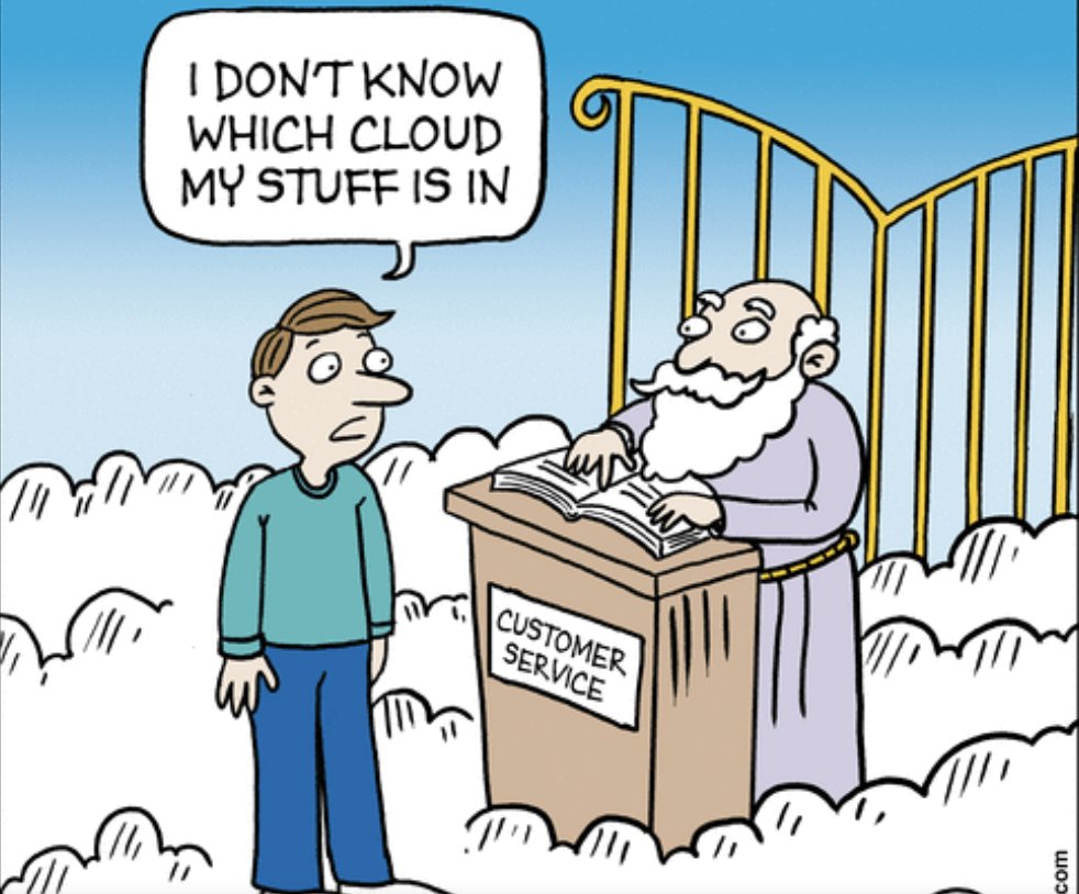 YuHelenYu's tweet photo. #FridayVibes The dilemma of #cloud.
@fogle_shane @NevilleGaunt @Nicochan33 @ShiCooks @AudreyDesisto @avrohomg @BillMew @digitalcloudgal @SpirosMargaris @dinisguarda @TerenceLeungSF @andi_staub @arlenenewbigg @ipfconline1 @Ronald_vanLoon @tgravel @enricomolinari #data #AI #fintech https://t.co/ICu3reY8c7