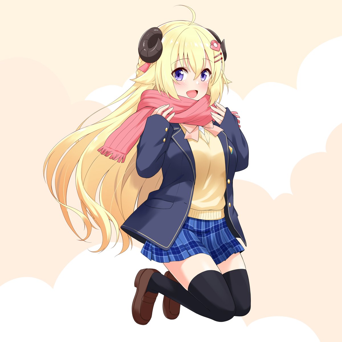 ホロライブ JKシリーズProject 6.角巻わため(Retake) #つのまきあーと