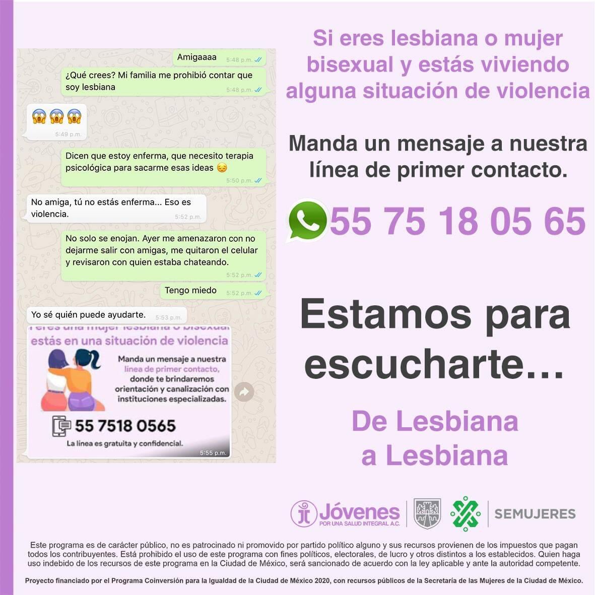 LesBianworQ's tweet photo. A veces sólo necesitamos contarle a alguien que no la estamos pasando bien, qué hay algo que nos duele y nos mueve. Recuerda que estamos para escucharte 💜
#NosotrasTeAcompañamos 
#proyectocoinversion2020, #SEMUJERES. https://t.co/hee8syJ3OM