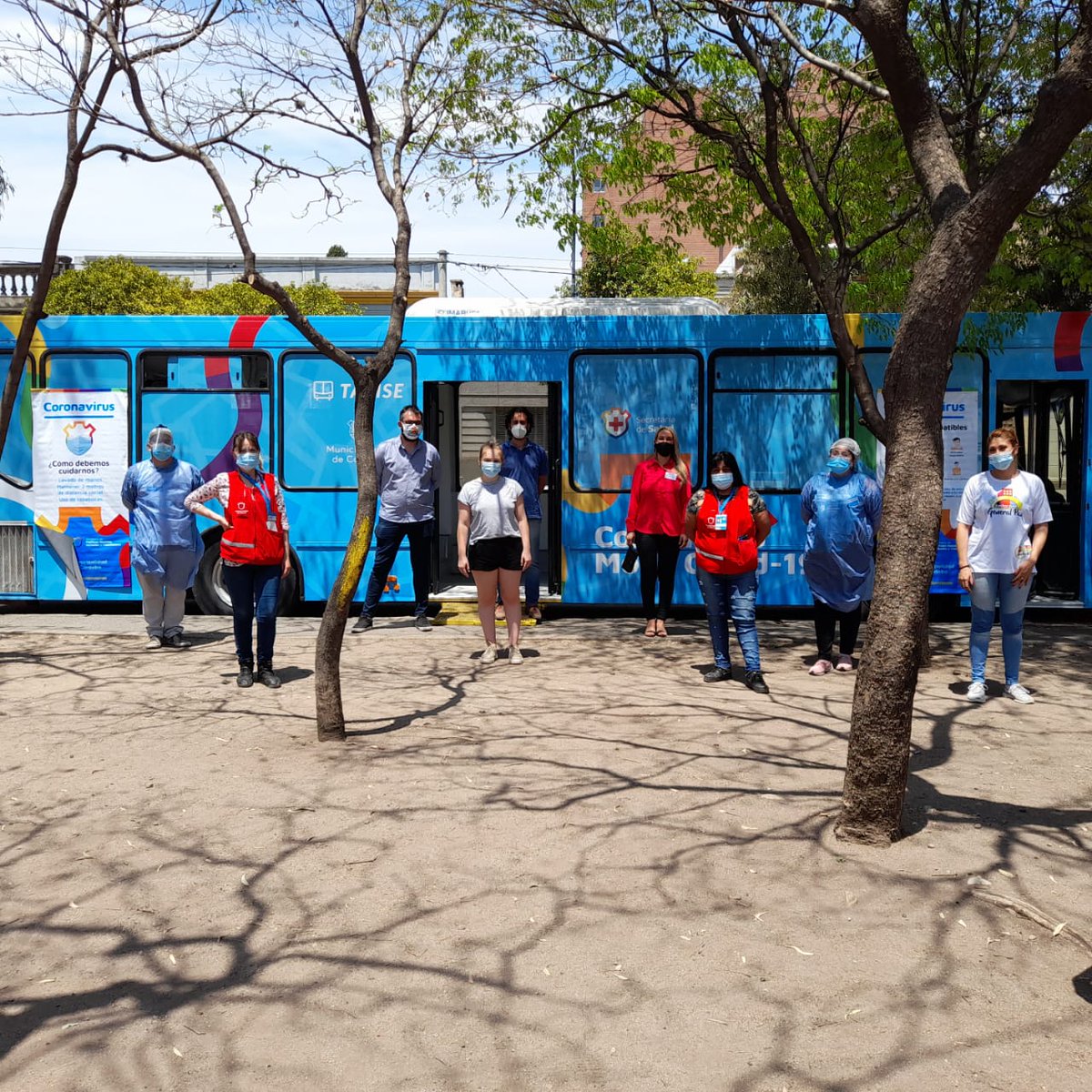 JxGPaz's tweet photo. TESTEO MÓVIL 🚍
En la mañana hoy, @saludmunicba de @municba realizamos la segunda campaña de testeos en Parque José María Paz.
Estamos trabajando en materia de prevención y concientizacion; pero para ello necesitamos de la colaboración de todos los Vecinos. #CVGeneralPaz https://t.co/rEehDVzTN2