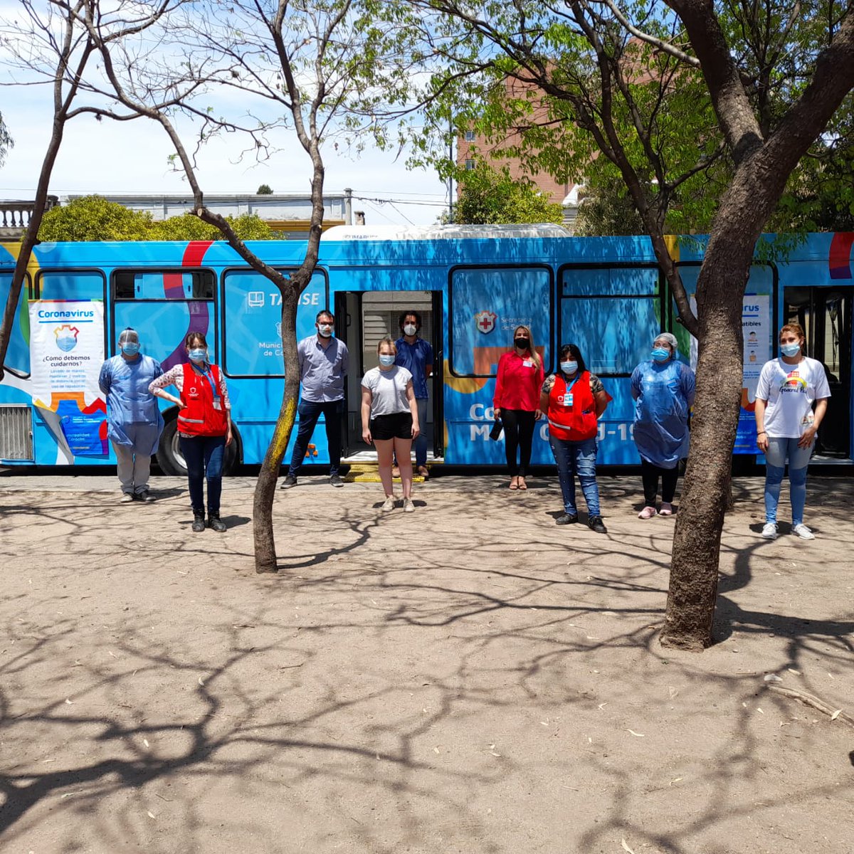 JxGPaz's tweet photo. TESTEO MÓVIL 🚍
En la mañana hoy, @saludmunicba de @municba realizamos la segunda campaña de testeos en Parque José María Paz.
Estamos trabajando en materia de prevención y concientizacion; pero para ello necesitamos de la colaboración de todos los Vecinos. #CVGeneralPaz https://t.co/rEehDVzTN2