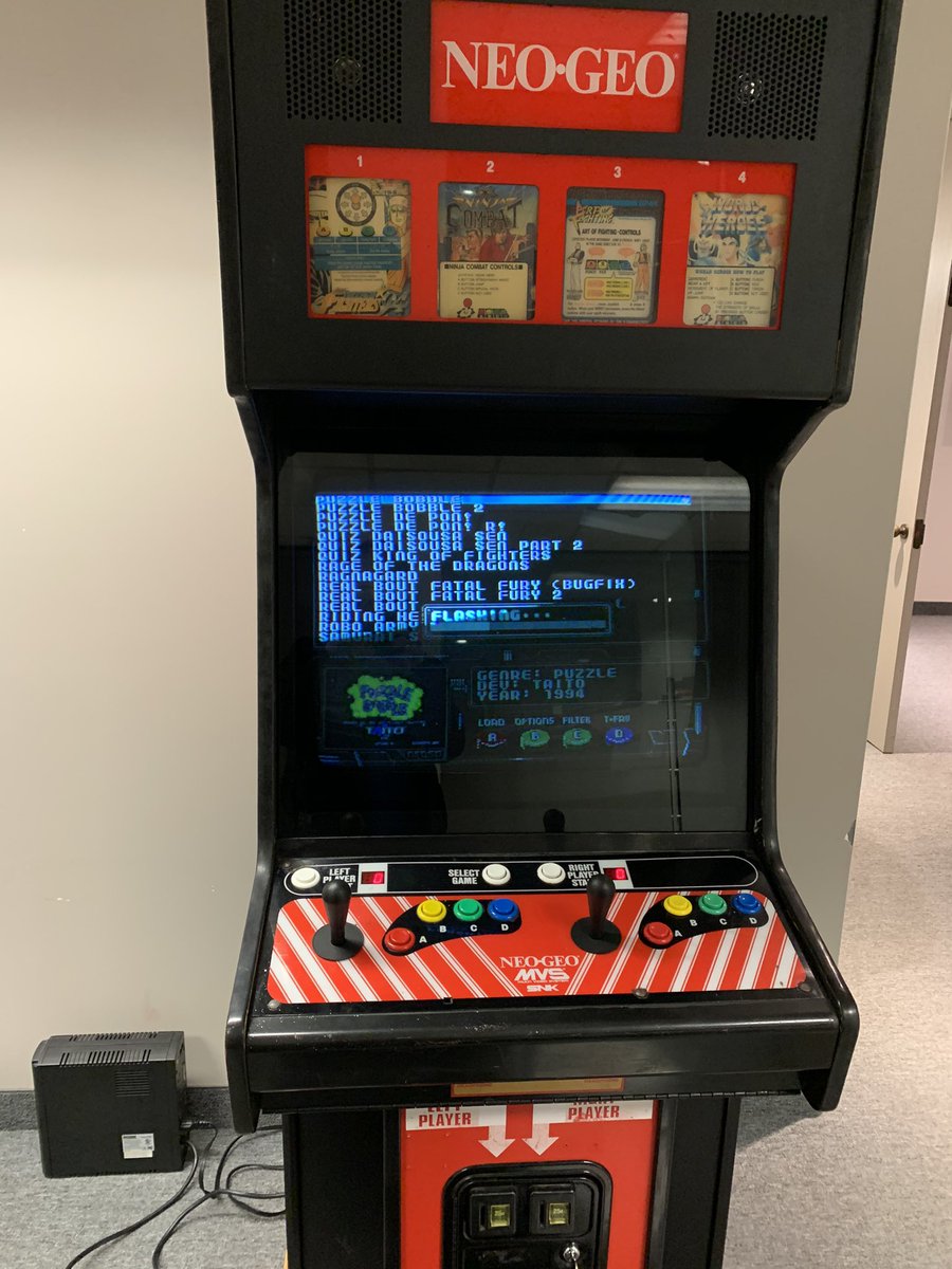 lnitial_D's tweet photo. Thanks @ToddsNerdCave for helping me out with checkout issues with @terraonion. Time to store the #MVS carts away for the #NeoSDPro #retrogaming #SNK #neogeo #retrorgb #neogeoAES #snkplaymore #FGC #taito https://t.co/QtCY0Tks1h