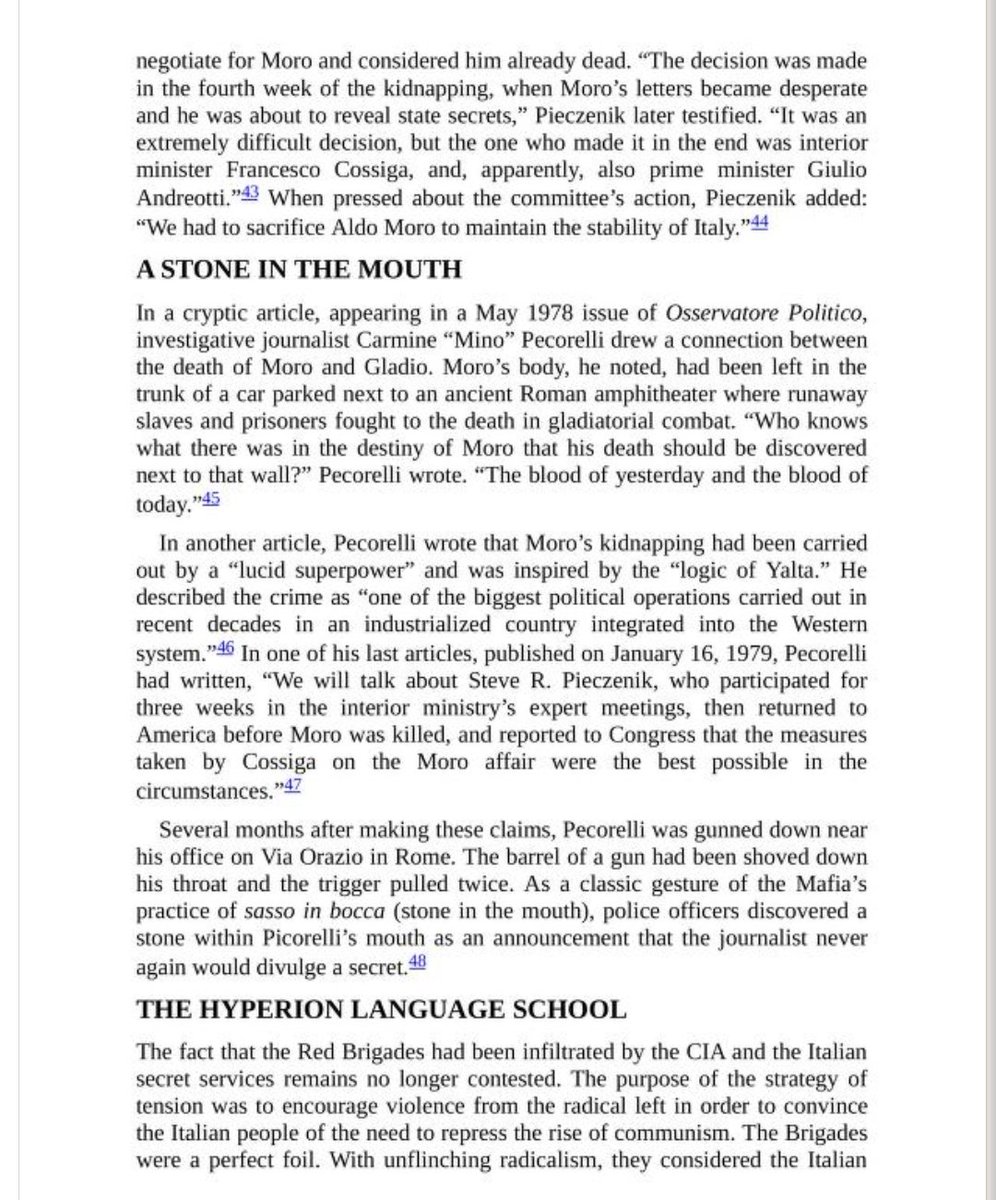 March 16, 1978: the kidnapping and murder of Prime Minister Aldo Moro, probably the most brazen act of terror committed by Gladio in Italy: