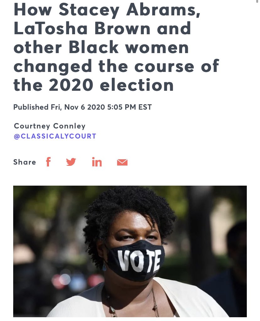 ElectableWomen's tweet photo. #StaceyAbrams #democracy 
How it started:     How it’s going: https://t.co/MnCN9R9Klt
