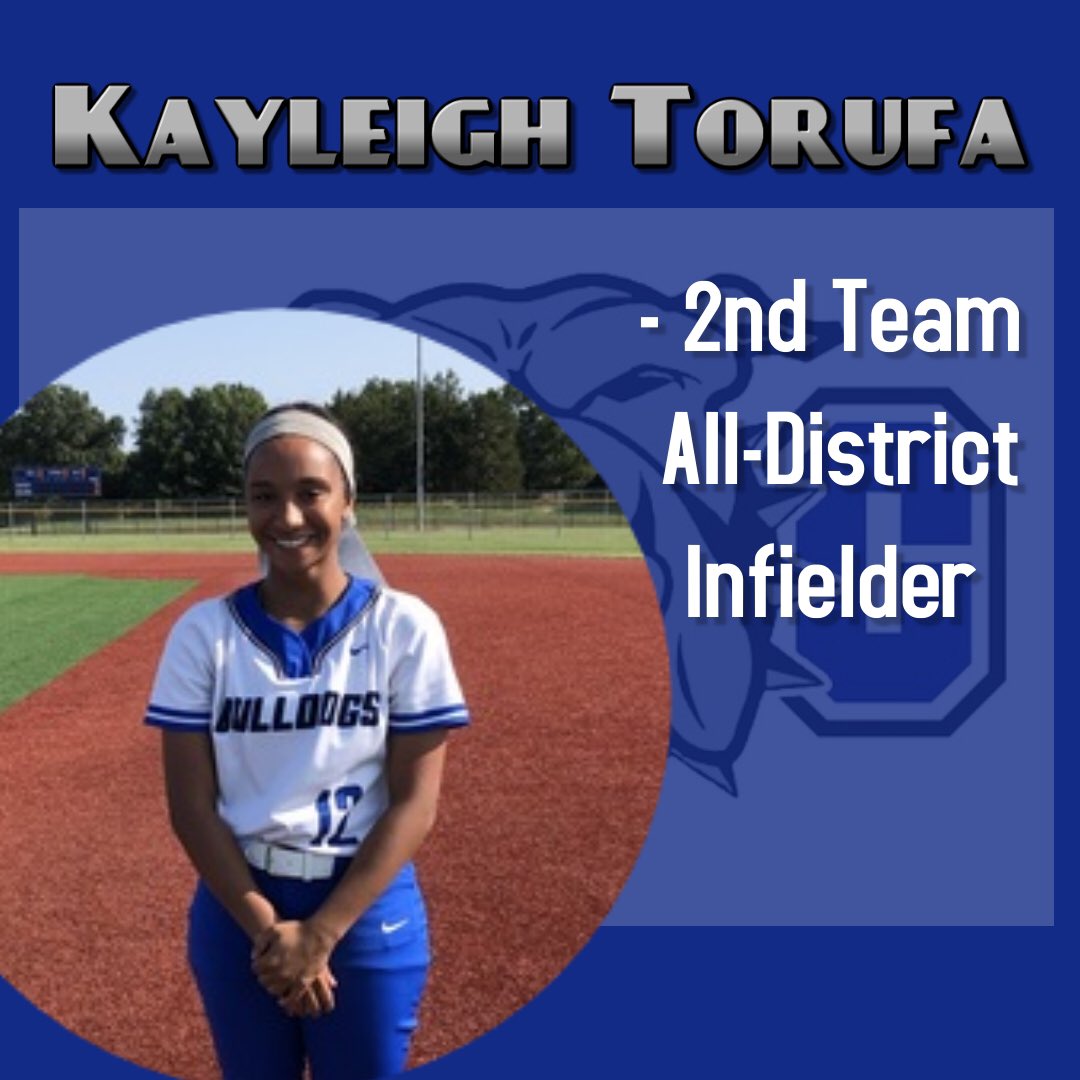 schssoftball15's tweet photo. Congratulations to senior infielder, Kayleigh Torufa, on her accomplishments this season including 2nd Team All-District! https://t.co/a80INHLhPw