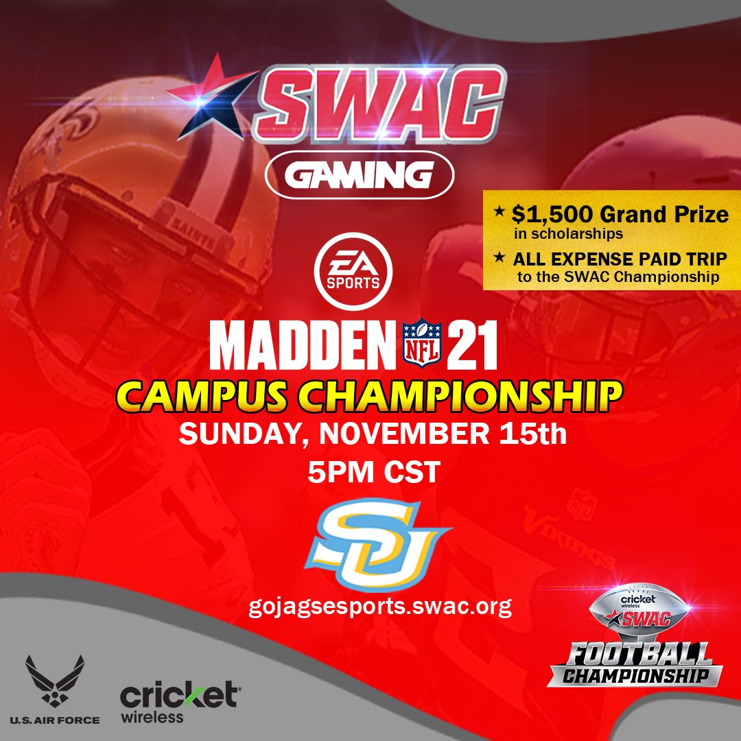 Calling All @southernu_br Gamers. Register TODAY! <a href="/SWACEsports/">SWAC Esports</a> #swacgaming <a href="/theswac/">Southwestern Athletic Conference</a> <a href="/subr_esports/">Southern University Esports</a> <a href="/GeauxPlayES/">Christopher Turner 🎮🎒 #EdTech</a>
