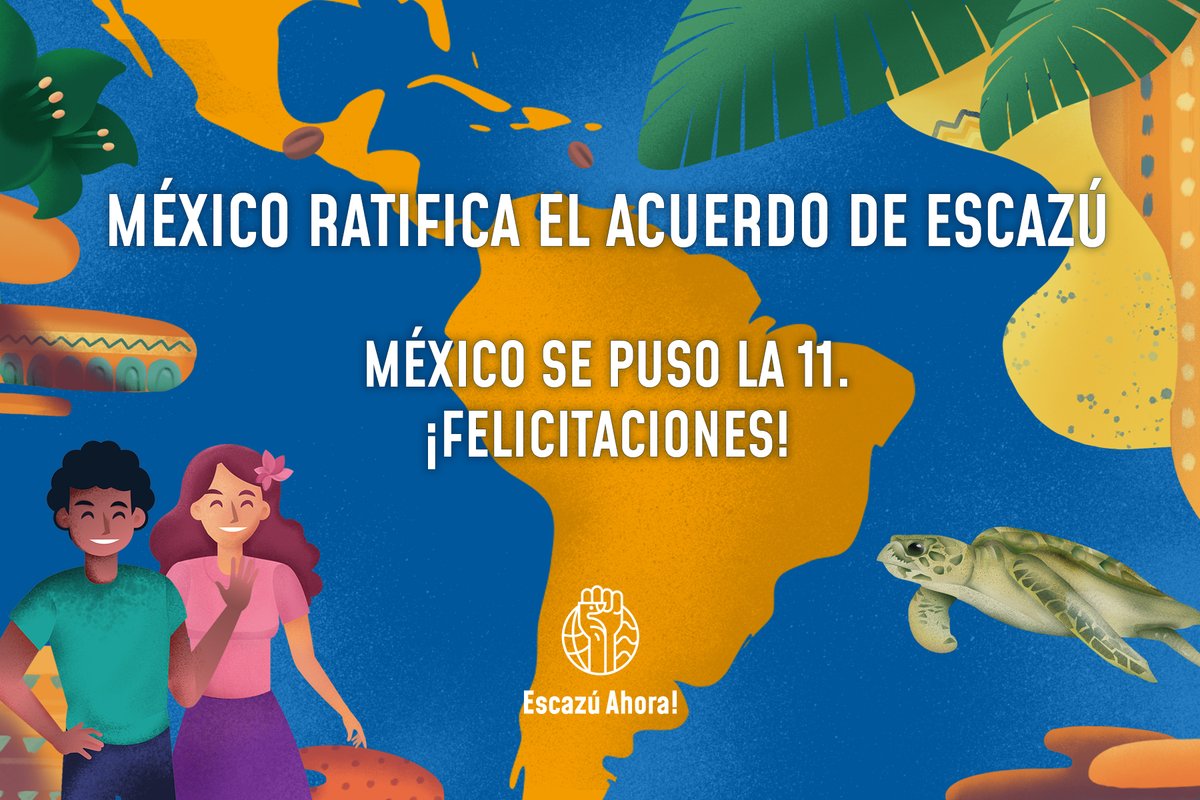 ONGDAR's tweet photo. #DARinforma:
✅ México ratificó el Acuerdo de Escazú 🇲🇽 

🌐 Más detalles aquí 👇https://t.co/oCXDJq3VMH https://t.co/nhY0zUSuIR