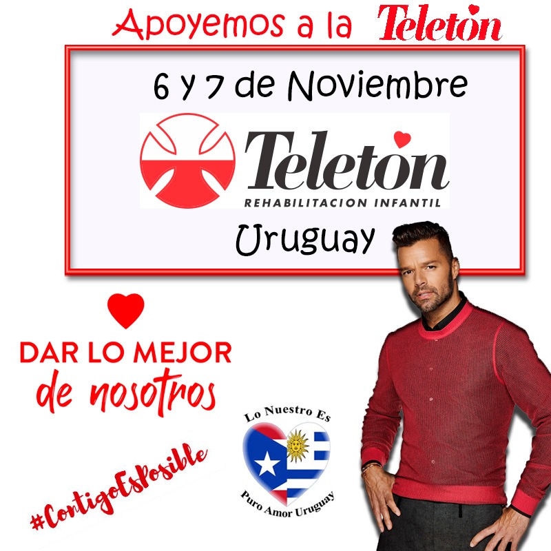 LoNuestroFCURU's tweet photo. Apoyemos a la @teletonuruguay 

Este Viernes 6 y Sábado 7 de Noviembre.
Cómo colaborar: 
https://t.co/ta486GXMHi 👈 👍
@teletonuy

#teletonuruguay  #DarLoMejorDeNosotros #contigoesposible #Teleton2020 #Teleton

@ricky_martin @RMwebteam @lonuestrofc https://t.co/AnVHTuubE3