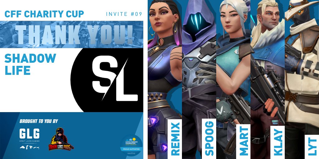 GLGamingLounges's tweet photo. 🌬️ Emerging from the shadows like Omen, we welcome @ShadowLifeSL to the CFF Charity Cup Invitational!

Want to play? Join us tomorrow!
📅Sat, Nov 7, 2pm EST
🤑$6/Player  $100 1st place
📺Live- Stream: https://t.co/xUZW2cSHCH

✏️Sign up on @Battlefy: https://t.co/vo43Yjb65J https://t.co/tScctuk0Zn