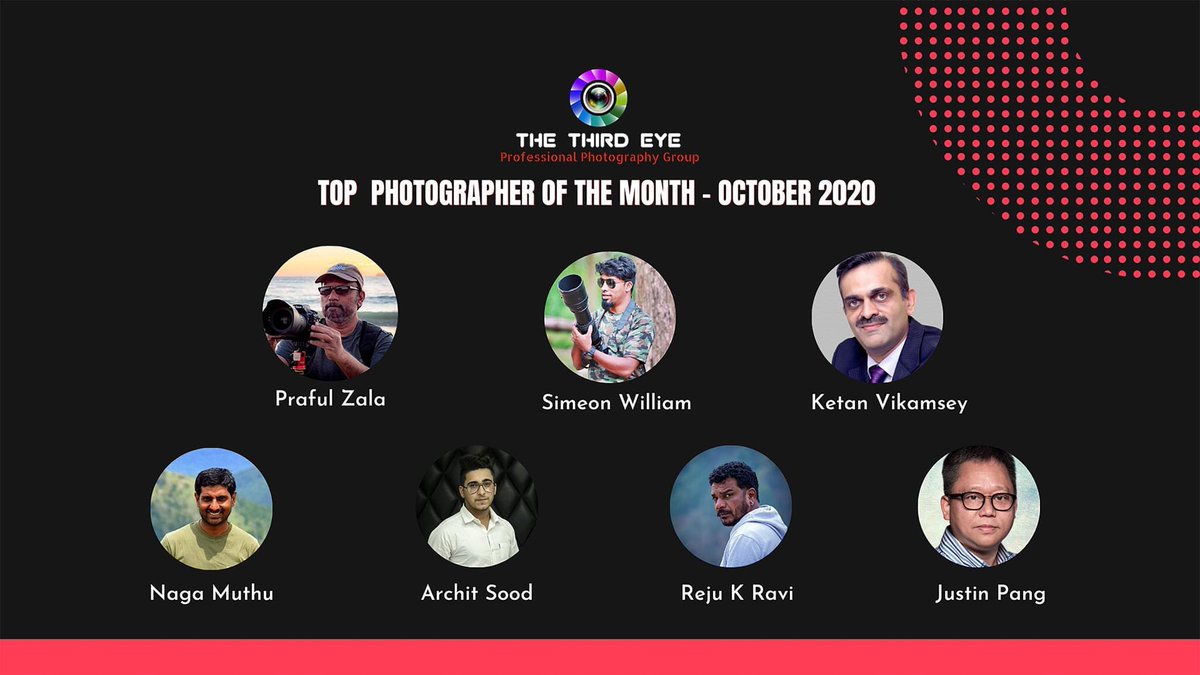 Thank you Team 'Third Eye Photography Group' for the recognition 'Photographer of the Month - October, 2020'... 😊
#kvkliks #ketanvikamsey #photographerofthemonth #pod #recognition #award #tteppg #canonphotography #POTM #thethirdeyephotography