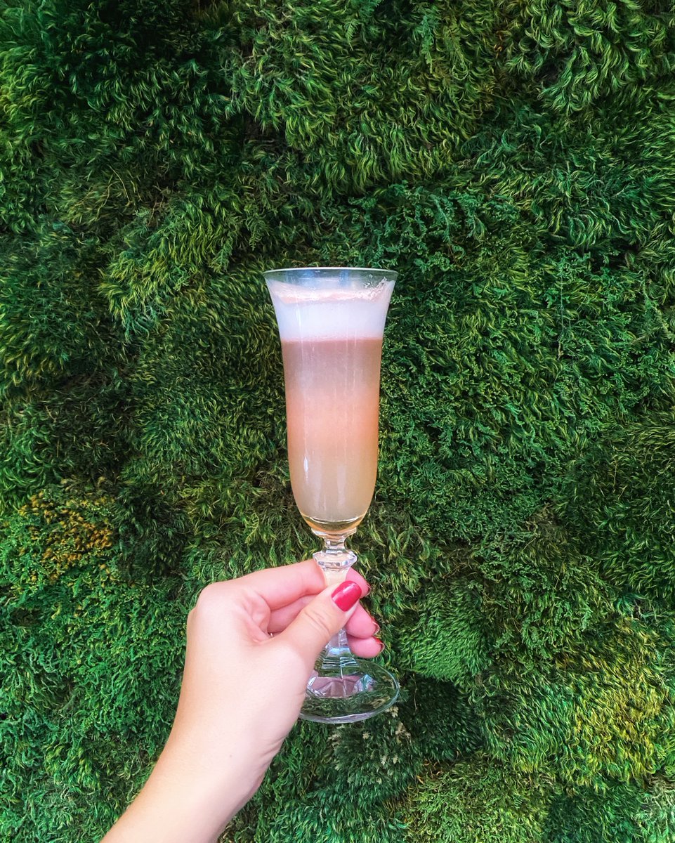 Something Easy • pomegranate green dream tea, grapefruit, fall spice #BokaChicago #BokaRestaurantGroup