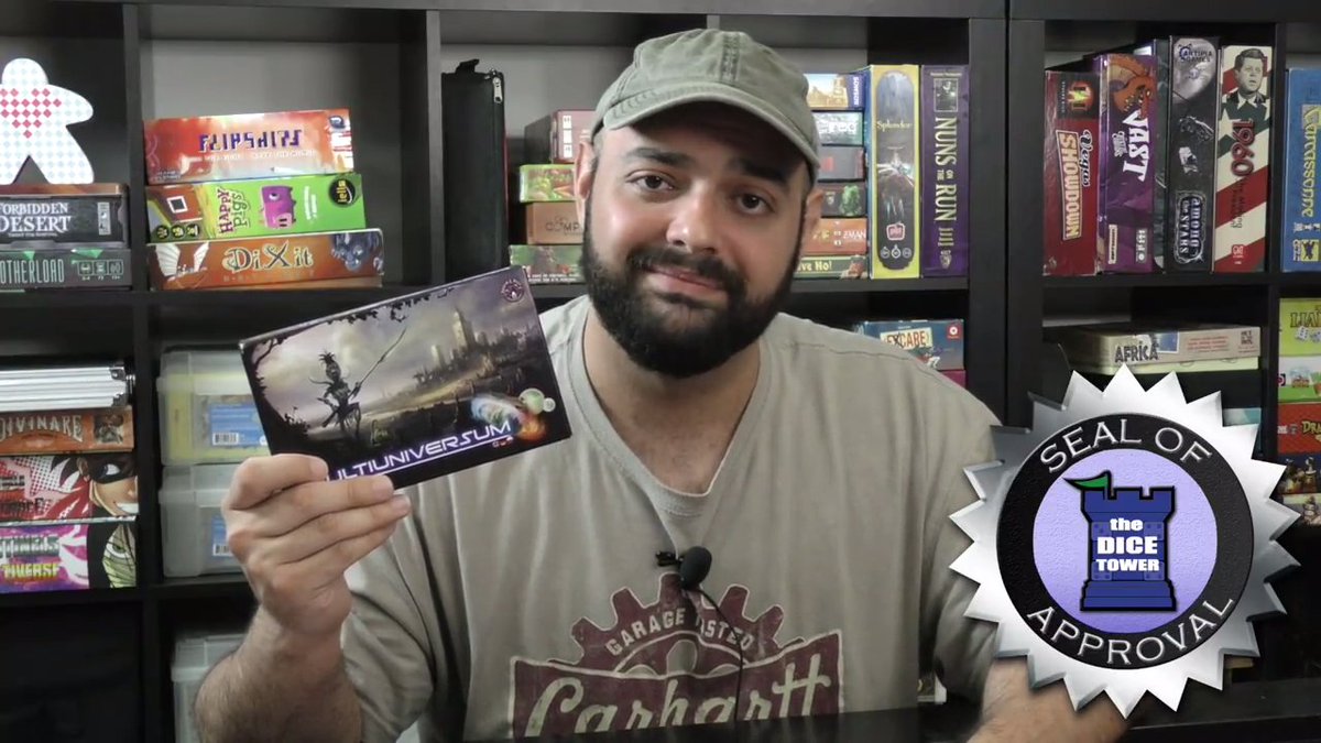 I had spent so long watching video reviews that when they were suddenly saying things about my game I could barely believe it.  @Zee_Garcia from  @thedicetower even gave it a Seal of Approval!