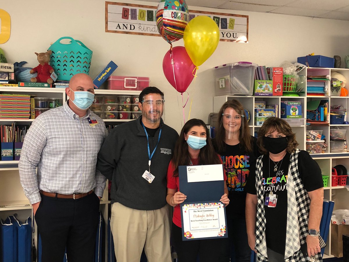 PreKwithMrsA's tweet photo. So incredibly humbled today! Thank you to the wonderful admin and staff at @brookbears that continue to support me and help me grow! @WFISDschools @wfisdearlylearn https://t.co/8aW3hNs94z