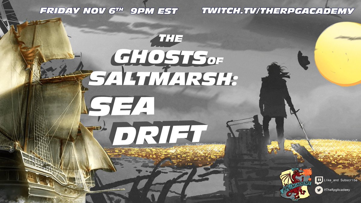 WATCH ME BE A PIRATE!! 

Also <a href="/BeskarTom/">Tom Cantwell</a> and <a href="/TheRpgAcademy/">TheRpgAcademy Podcast & YT Channel</a> will be there.

m.twitch.tv/therpgacademy