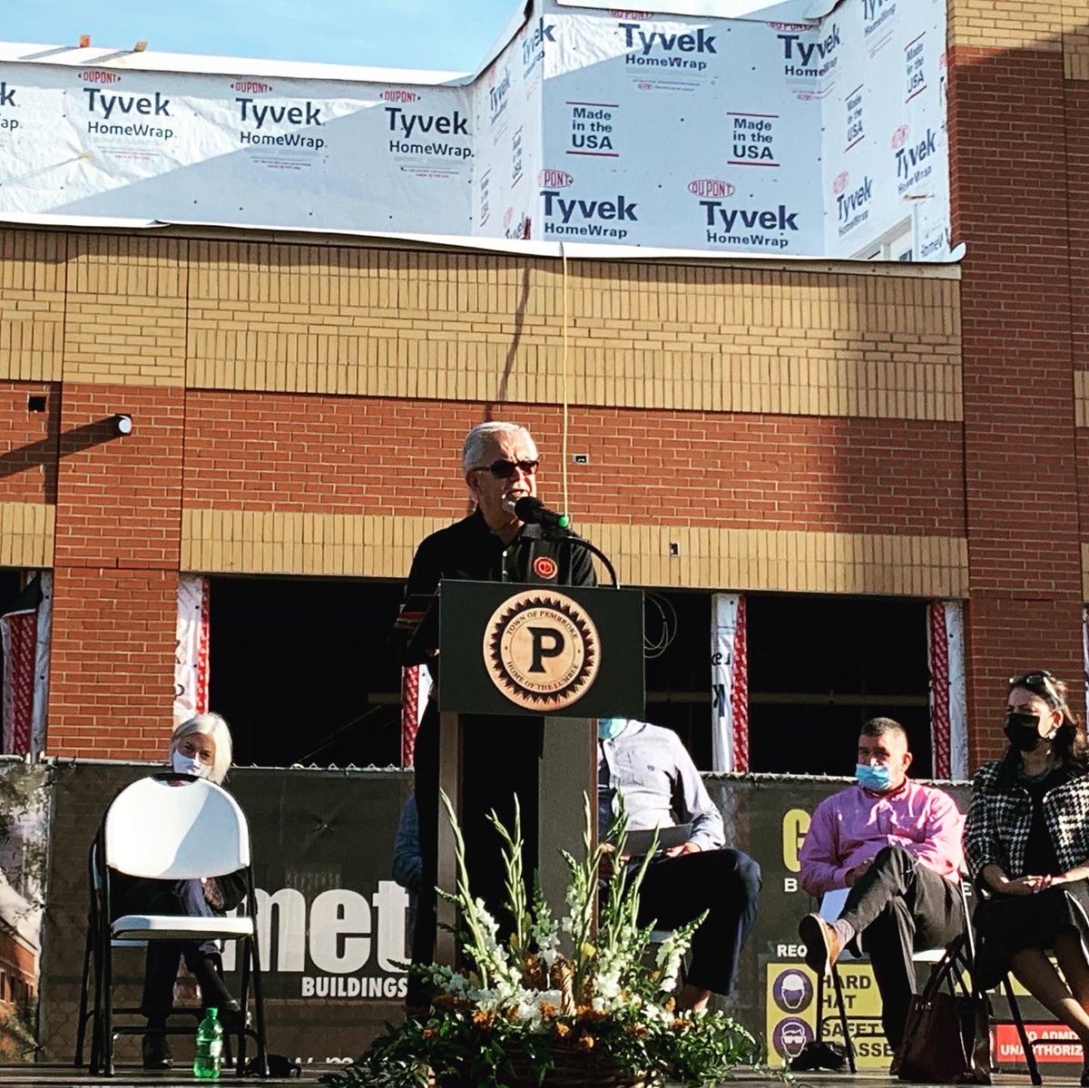 MetconConstruct's tweet photo. Celebrating BIG in Downtown Pembroke as we break ground on the first phase of Union Chapel Streetscape Improvements. #groundbreaking #pembrokenc
#metconprojects 
#townofpembroke @llandj2003 #riversandassociates https://t.co/Nf0JBoUCSp