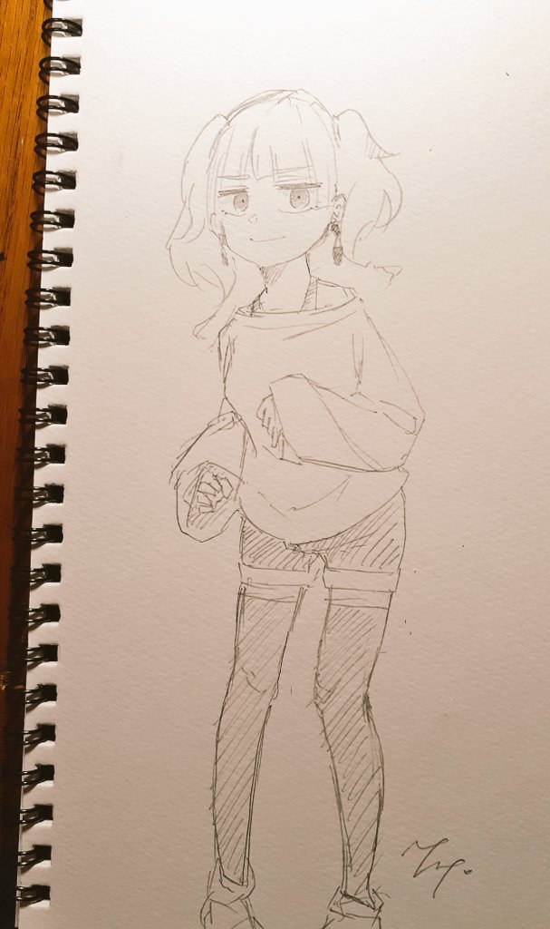 絵を描きました。 