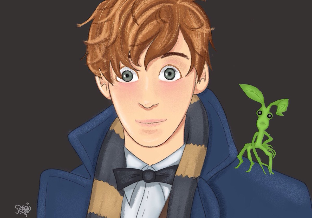 sergio_cdf's tweet photo. Qué os parece este #fanart de #newtscamander que me ha salido? (Sed benévolos que no soy dibujante, eh?) Pinitos con #Procreate

  #AnimalesFantasticos #FantasticBeasts #JKRowling #EddieRedmayne https://t.co/0RpyXTpYsf