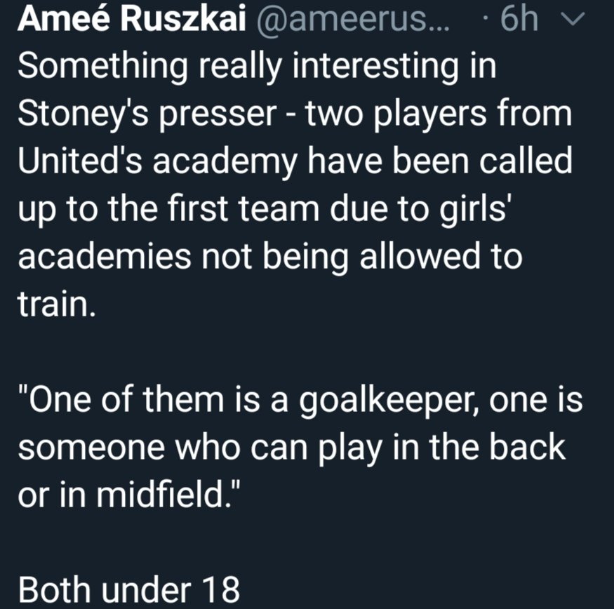 My manager is out here doing God's work on behalf of the women's game, but of course, we should talk about how women's football doesn't need rivalries.  #MUWomen