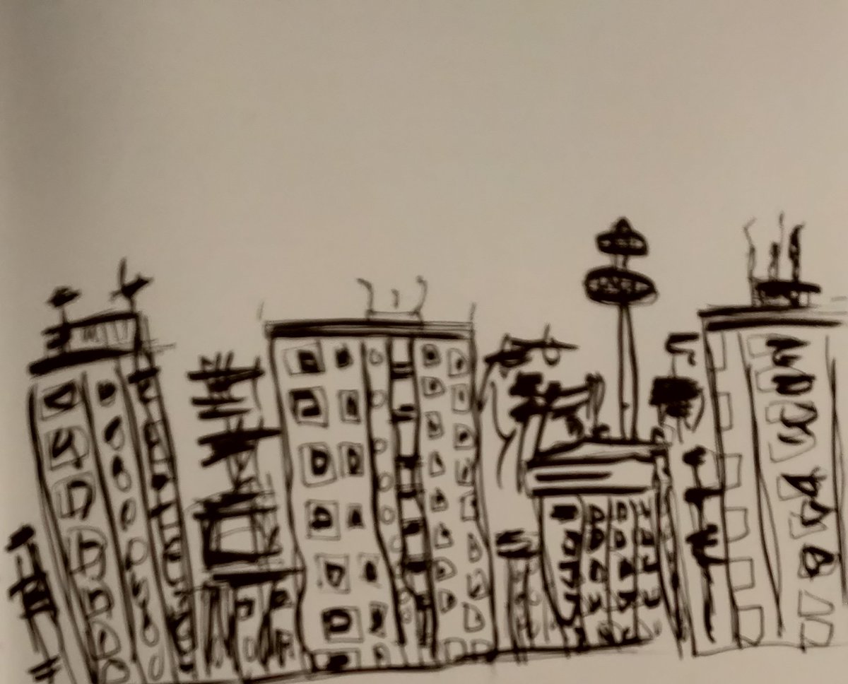 NishaMundekad's tweet photo. Disruption...
#dailyart #dailydrawings #dailysketches #drawapictureeveryday #practicemakesprogress #worldaroundme #cityscape #randomsketch #artlife #sketch https://t.co/DY2tff5292