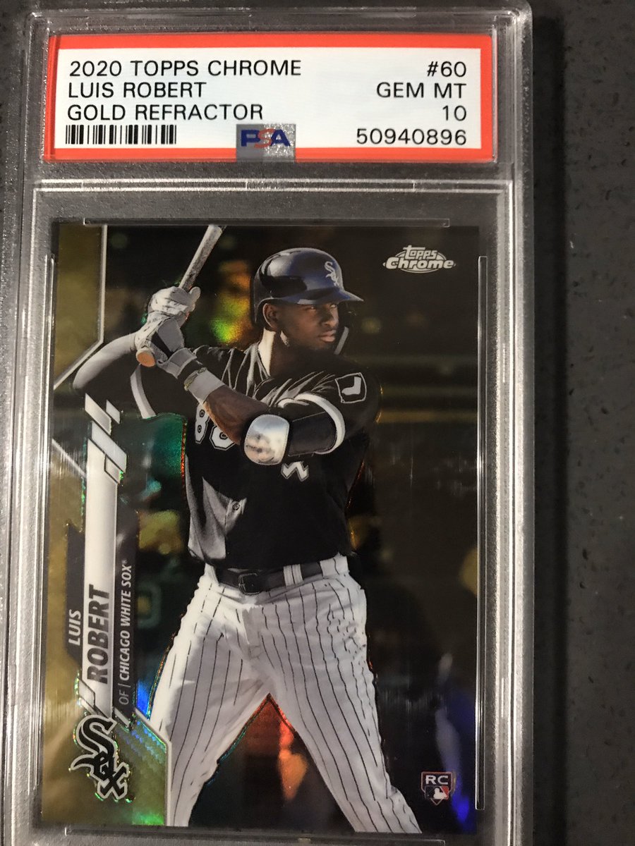 DNiedringhaus's tweet photo. Not $1

RC Luis Robert 30/50 Gold Refractor: Topps Chrome PSA 10

Any offers? 
@Hobby_Connect @HobbyConnector https://t.co/eBXCRvRwV4