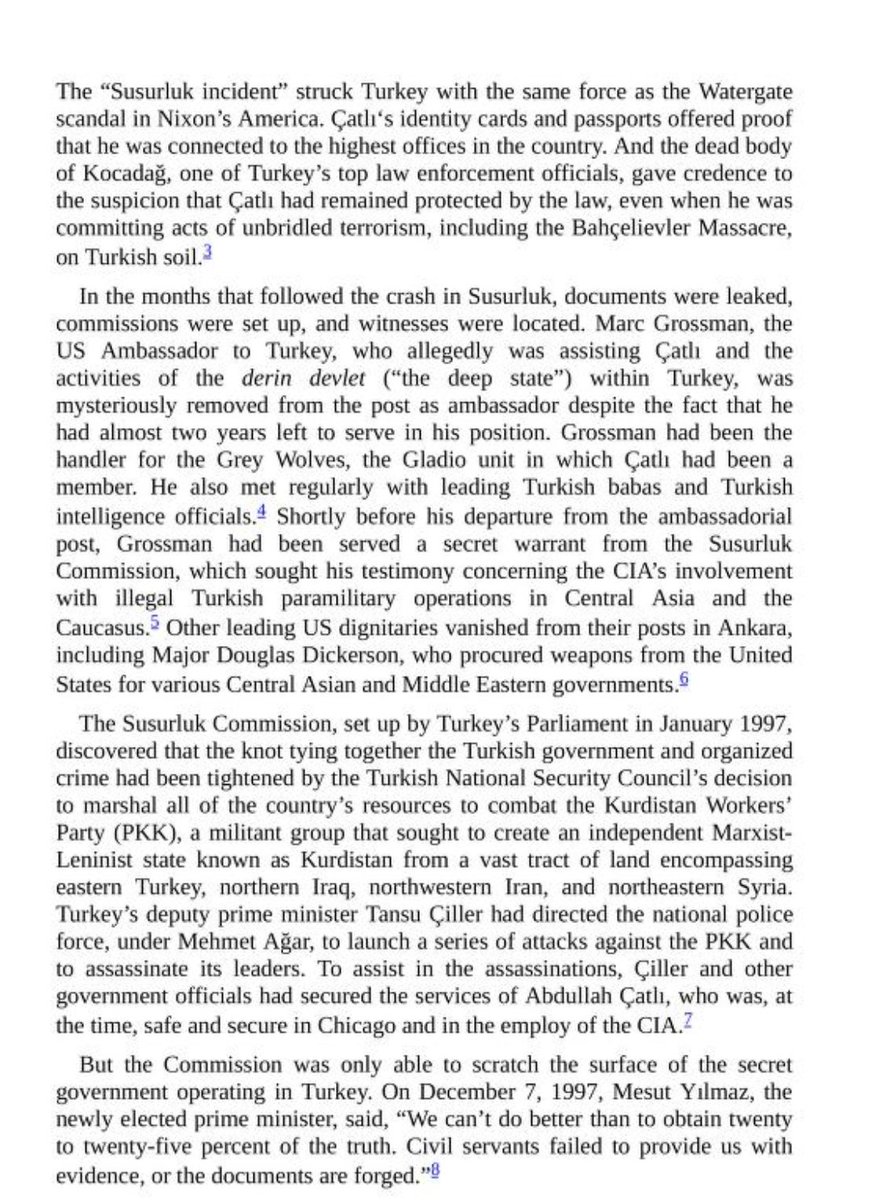 Gladio didn't die, though. It merely changed forms. In Turkey, where the deep state held a lot of power, the examples were clear in the 90s and persist to today with Gulen's movement.