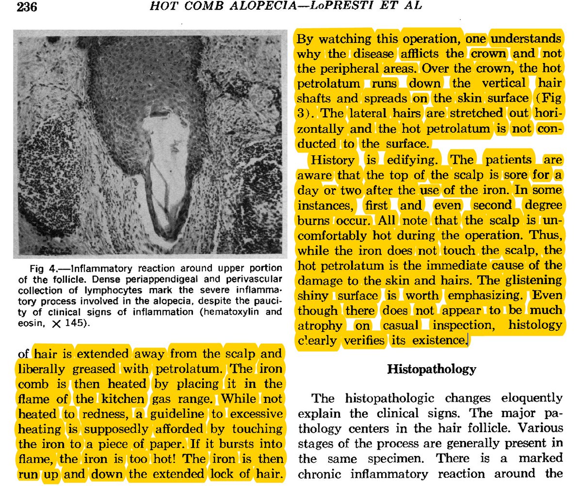 Even better, read how three white men write about Black women straightening their hair with a hot comb. "the iron is too hot!" Comedy. LMAO.