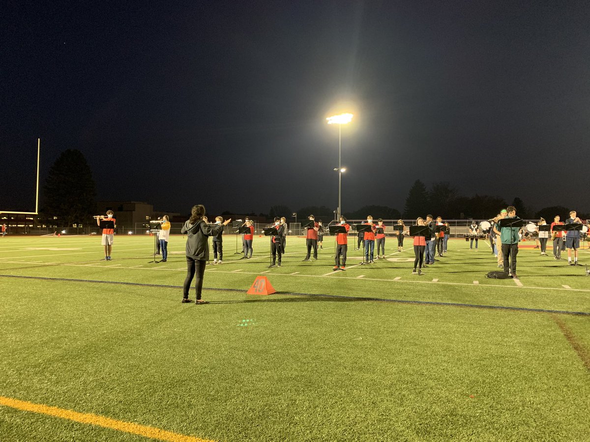 bands_hms's tweet photo. Tonight’s performance by @BandHaverford HHS Football Band! https://t.co/F1WlN4sP2W