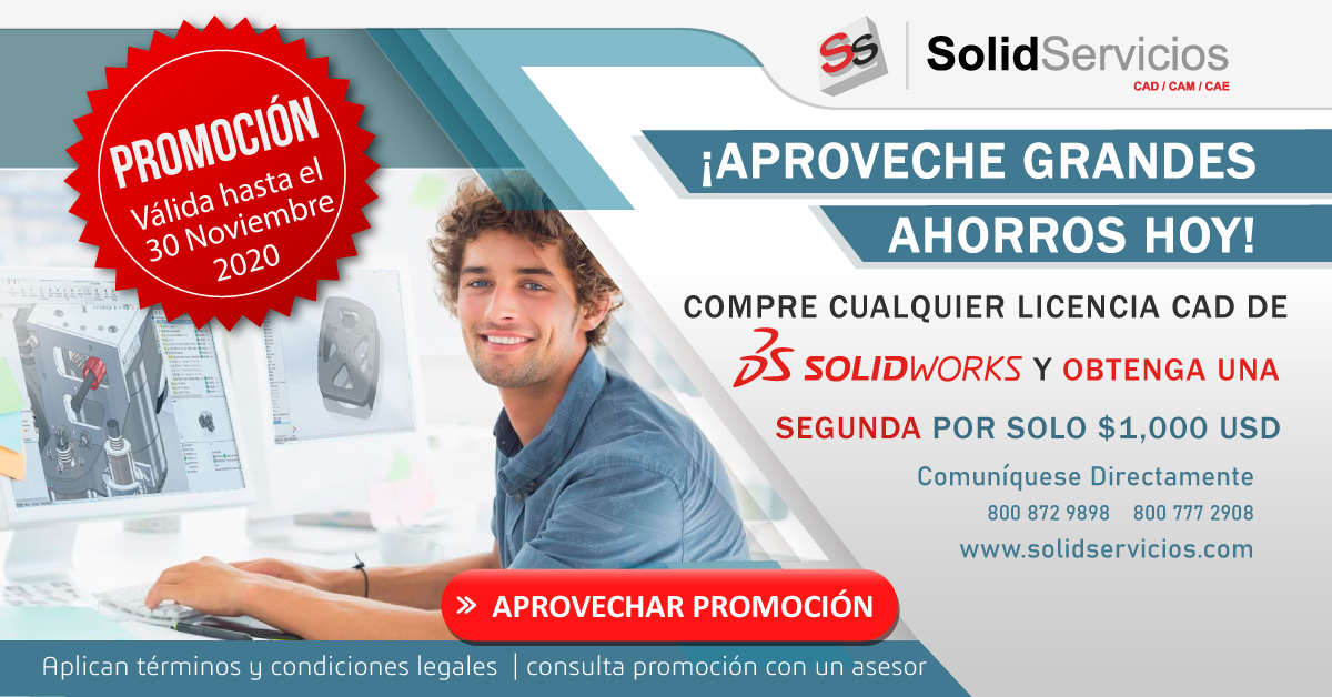 SolidServicios's tweet photo. ¡Aprovecha Ahora! 👉https://t.co/tB0B5TLoJe
🔻Promoción hasta 30 de noviembre | Compre cualquier licencia CAD #SOLIDWORKS  y obtenga una segunda por $1,000 USD #solidworksmexico #diseñocad #solidservicios https://t.co/2L3gbjfETR