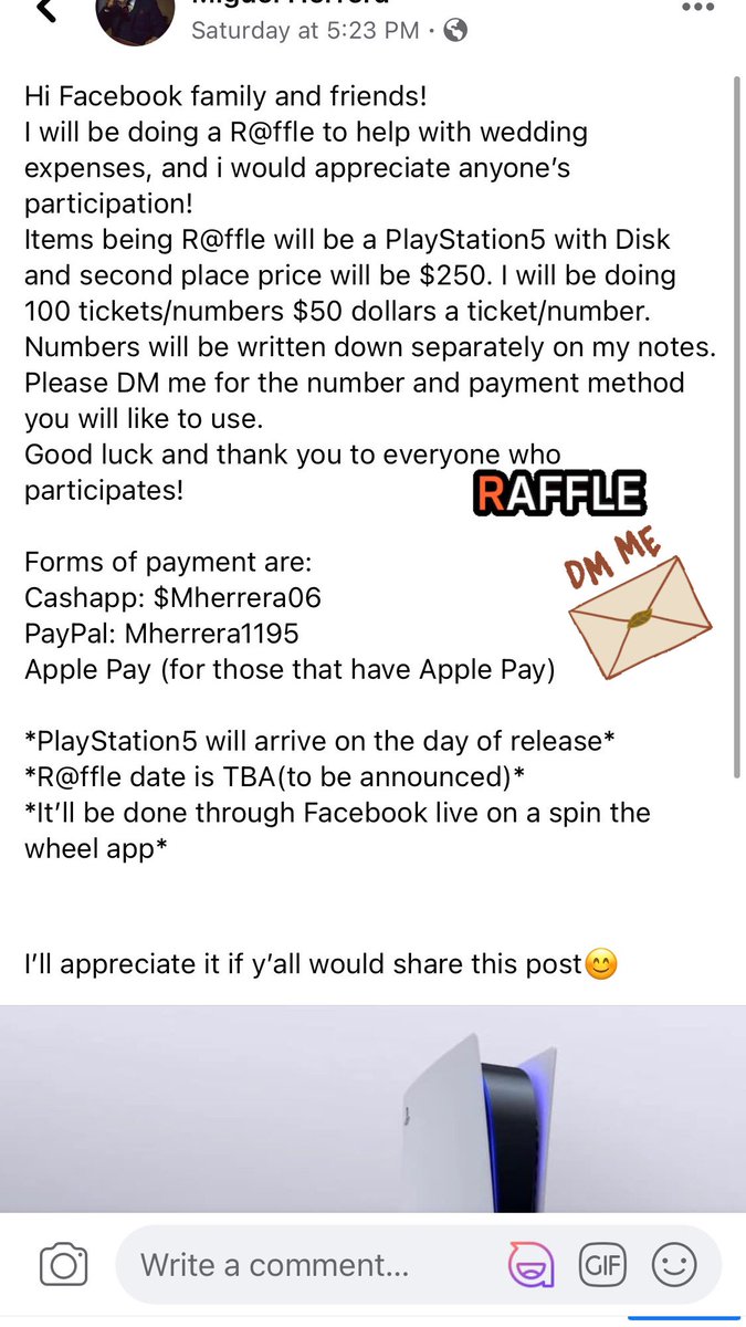 PS5 has been charged from my bank account 👌🏽. Anyone interested in the Raffle let me know. Will be a good chance to gift it away for the holidays or you might just win yourself a $50 dollar next gen console for yourself. DM me if interested.