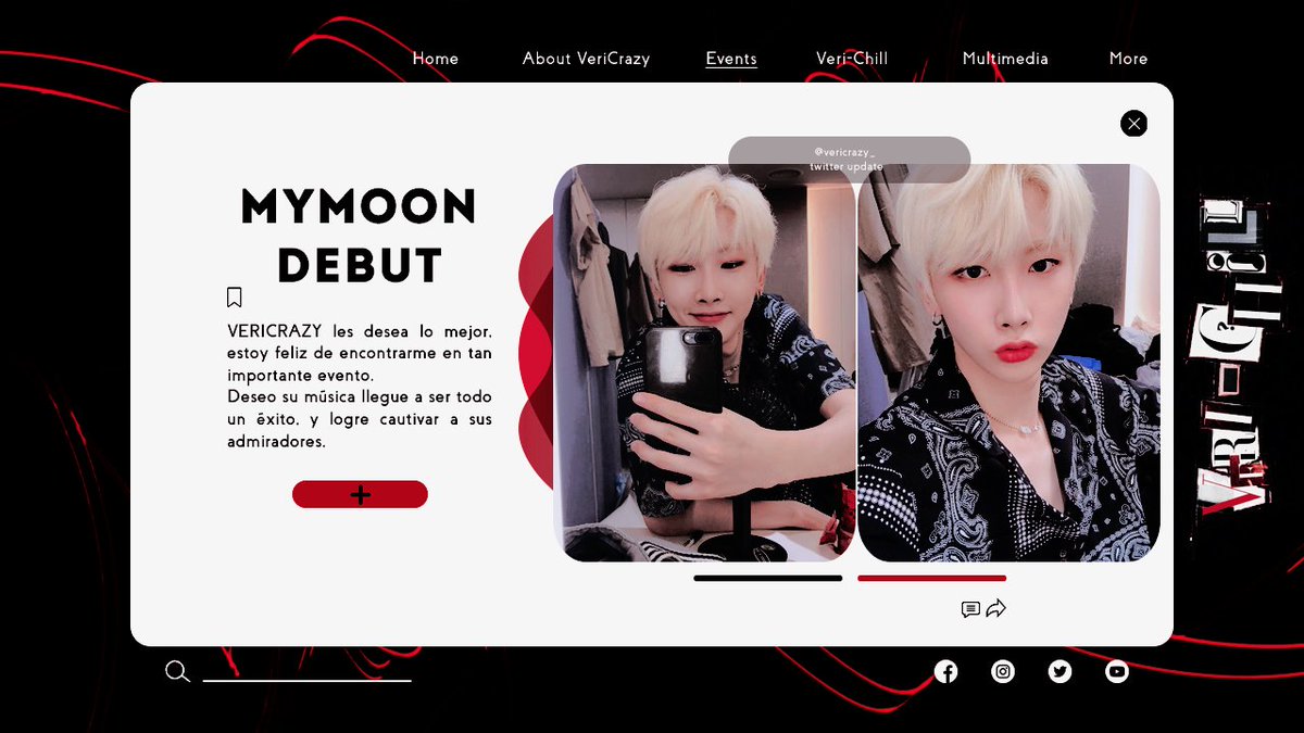 vericrazy_'s tweet photo. ㅤ 🍒・𝐕𝐄𝐑𝐈𝐂𝐑𝐀𝐙𝐘 ιs hᥱrᥱ !¡ : 061120 ( % ) event : #MymoonDebut + #StarsForMymoon ♪
El abuelo Jun se puso guapo para asistir al debut de MYMOON. Todos les deseamos mucha suerte y esperamos su carrera musical esté llena de éxitos. ¡Felicidades! https://t.co/sD7eQcC9K4