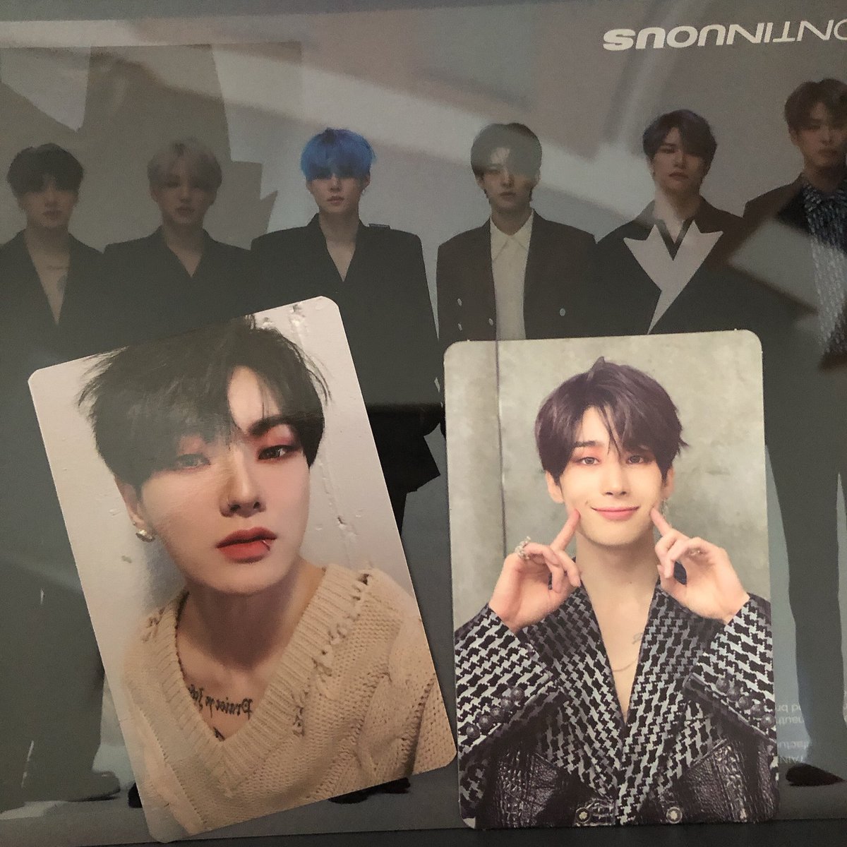 hoo__14's tweet photo. 【交換】VICTON CONTINUOUS トレカ ビクトン 

譲：スンウ　ハンセ
　　画像のもの

求 : 同種異種 チャン ホチャン

※交換は郵送希望です。チャンのトレカなら何でもいいので交換よろしくお願いします🥺リプライ待ってます！ https://t.co/p6z5YS7jX5
