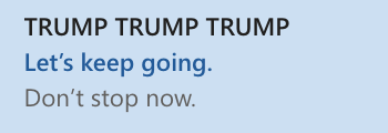 This is like the dirty phone call of political fundraising.