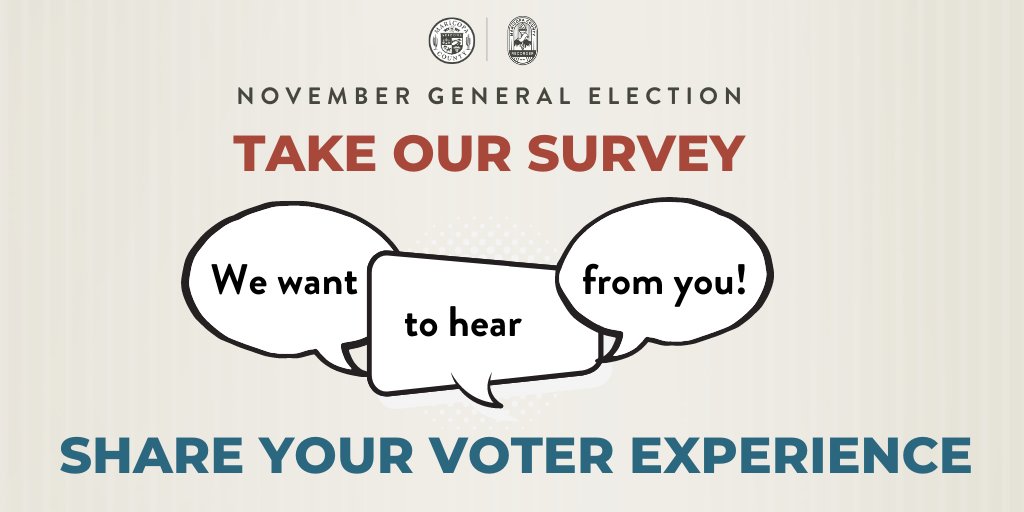 RecordersOffice's tweet photo. We’d love to hear about your voter experience. Maricopa County has seen historic General Election participation. Complete our survey: https://t.co/4ZEbc8486H

@MaricopaVote @maricopacounty https://t.co/zxagKHxaJ0