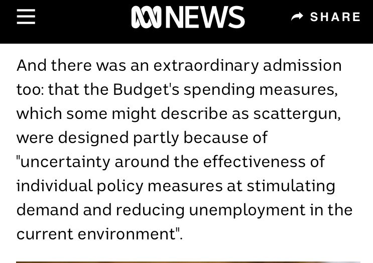 giving public money to business is not “scattergun”. It is giving public money to business, ie Liberal Party donors (the executive class) and Liberal Party (shareholder and business owner) voters. The Liberals are the party of business. They often say so. They are proud of it.